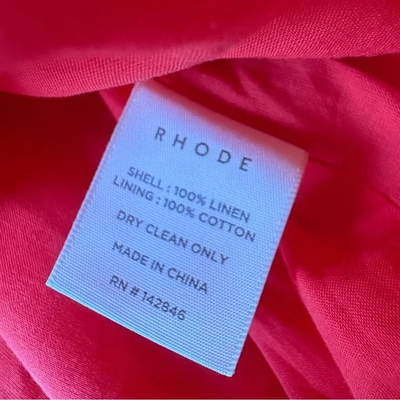 Rhode Vivi Dress in Scarlet Bombay Bloom NWT Size 2